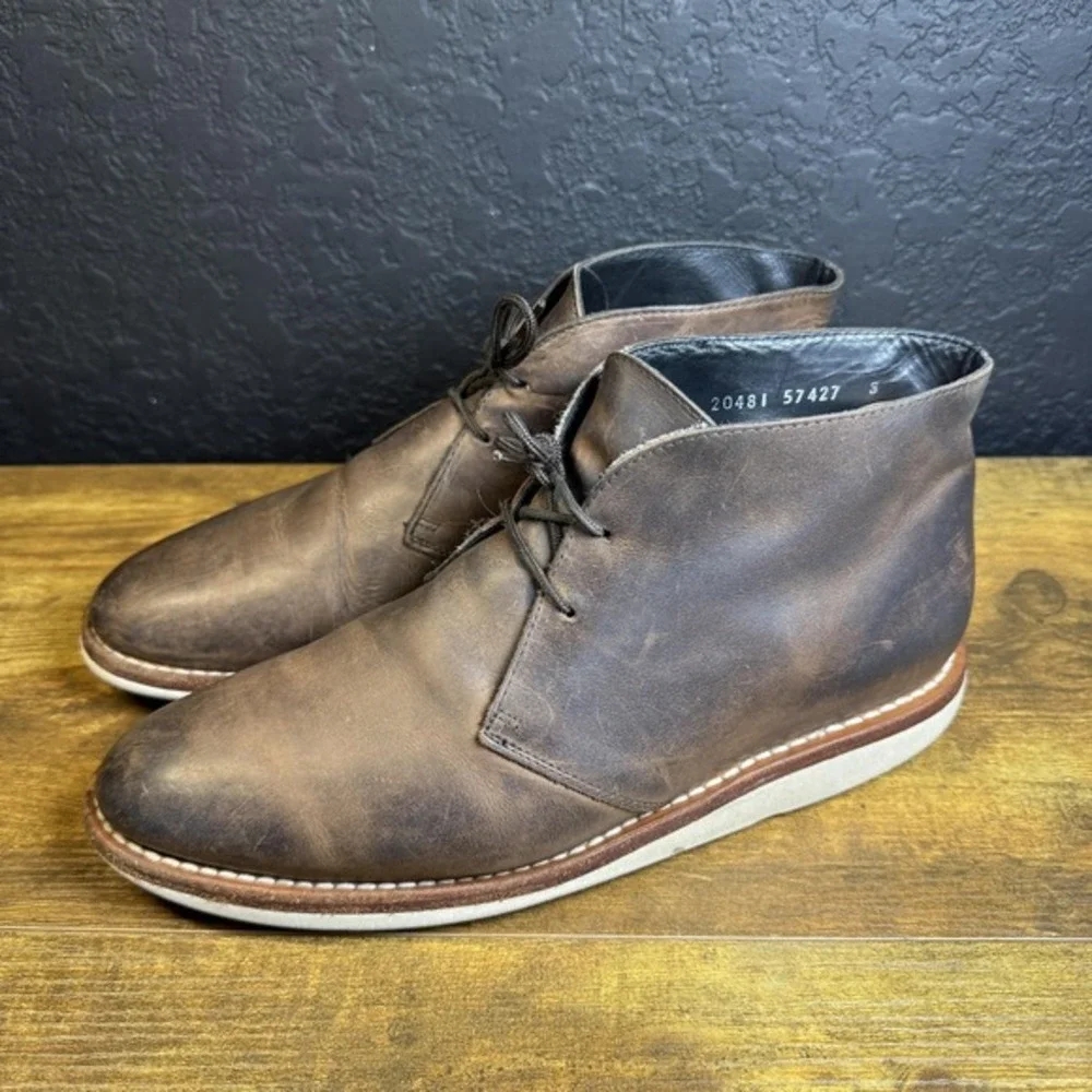 Thursday Boot Co Scout Brown Leather Chukka Boots Mens Size‎ 12